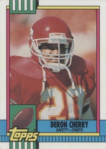 1990 Topps - #261a Deron Cherry NM Set Break. | eBay