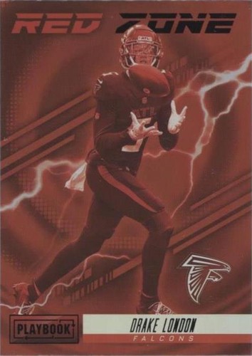 2022 Panini Playbook Drake London #RZ-24