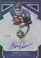 2019 Panini Limited Harry Carson #LM-HC
