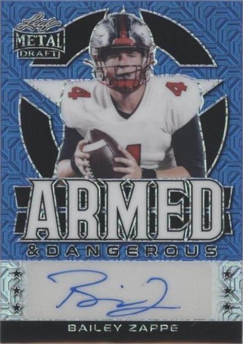 2022 Leaf Metal Draft Bailey Zappe #AD-BZ1