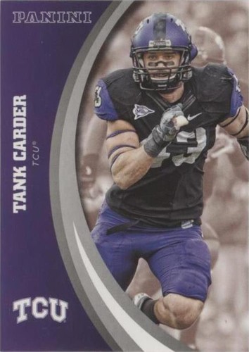 2016 Panini TCU Horned Frogs Tank Carder #30