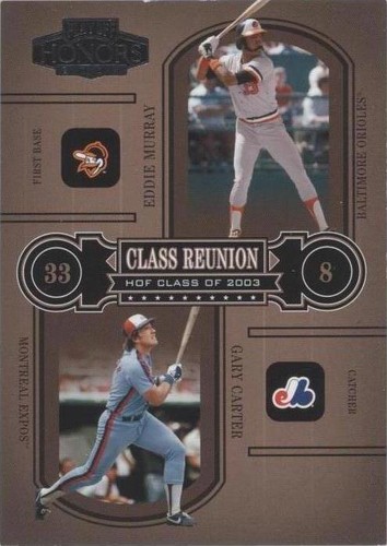 2004 Playoff Honors - Eddie Murray Gary Carter #CR-1