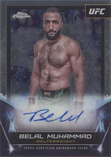 2024 Topps Chrome UFC - Belal Muhammad #FNA-BMU