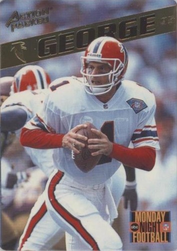1995 Action Packed Monday Night Football Jeff George #38