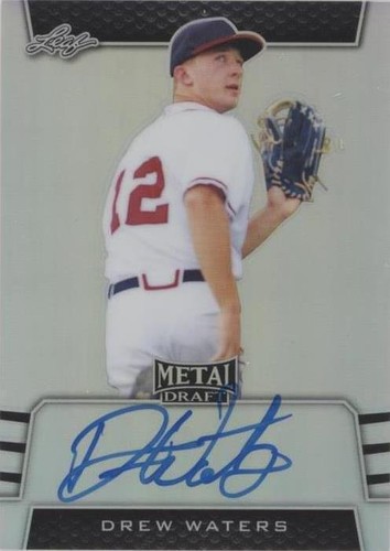 2019 Leaf Metal Draft - Drew Waters #BA-DW2