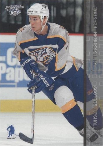 2003-04 In the Game Be A Player Memorabilia - Scottie Upshall #84