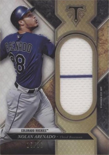 2017 Topps Triple Threads - Nolan Arenado #SJR-NAA