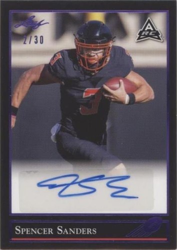 2021 Leaf Memories Spencer Sanders #BG-SS1