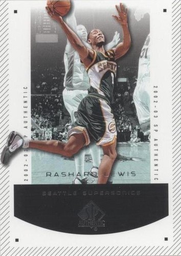 2002-03 SP Authentic - Rashard Lewis #87