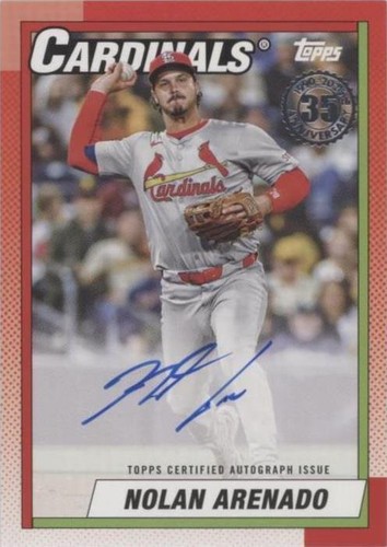 2025 Topps Series 1 - Nolan Arenado #90AU-NA
