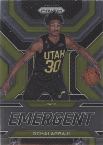 2022-23 Donruss Optic Ochai Agbaji /88 Rated Rookie Red Mojo