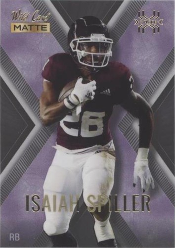 2022 Wild Card MATTE Isaiah Spiller #MXP-21