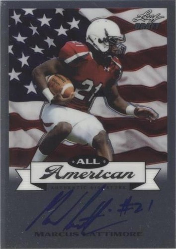 2013 Leaf Metal Draft Marcus Lattimore #BA-ML1