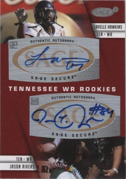 2008 SAGE Squared Jason Rivers Lavelle Hawkins #A-39