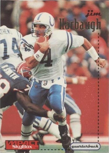 1996 Skybox Impact Jim Harbaugh #62