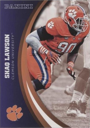 2016 Panini Clemson Tigers Shaq Lawson #38