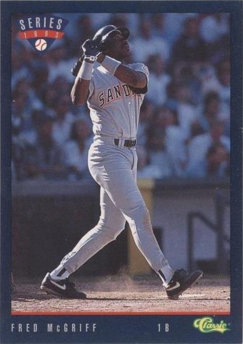 1993 Classic Update Blue Travel Edition - Fred McGriff #T62