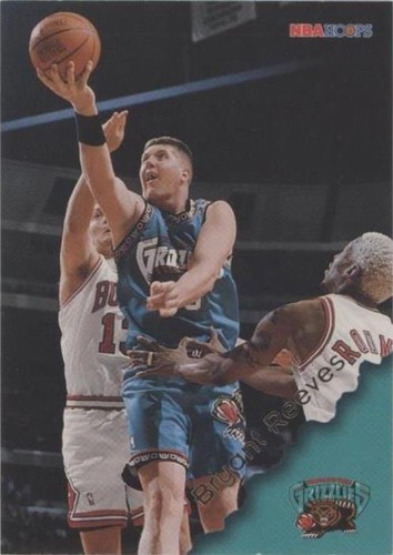 BRYANT reeves　NBA　プロバスケットボール　トレーディングカード 1995-96 NBA Hoops Basketball Bryant Reeves Rookie Card #289