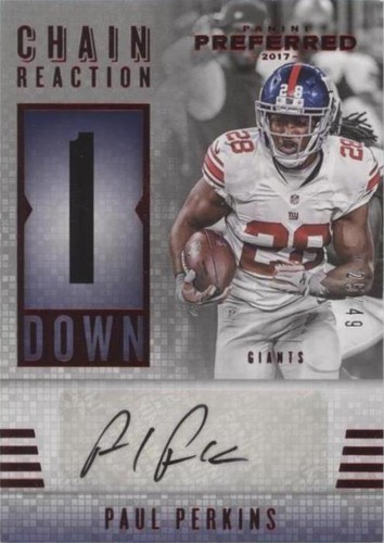 2017 Panini Preferred Paul Perkins #322