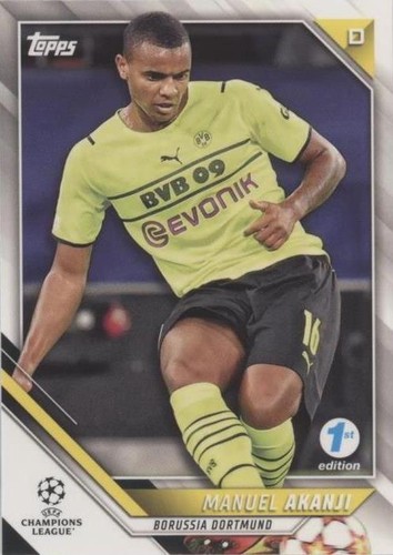 2021-22 Topps UCL Collection 1st Edition Manuel Akanji #134