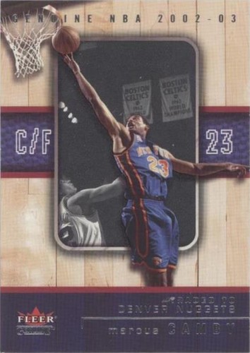 2002-03 Fleer Genuine - Marcus Camby #21
