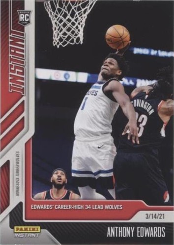 2020-21 Panini Instant - Anthony Edwards #99