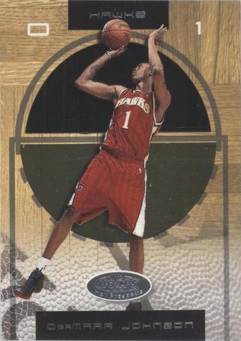2001-02 NBA Hoops Hot Prospects - DerMarr Johnson #39