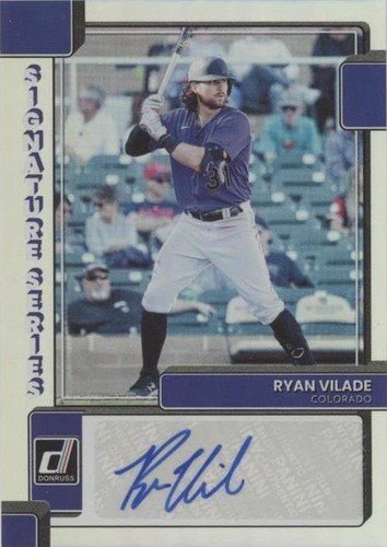 2022 Panini Donruss - Ryan Vilade #SS-RV
