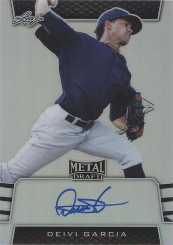 2019 Leaf Metal Draft - Deivi Garcia #BA-DG1