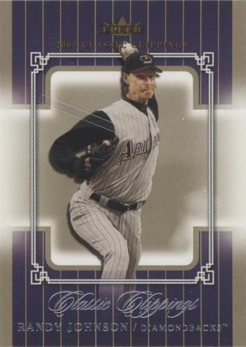 2005 Fleer Classic Clippings - Randy Johnson #51
