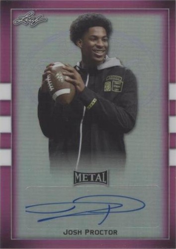 2018 Leaf Metal U.S. Army All-American Bowl Josh Proctor #BA-JP1
