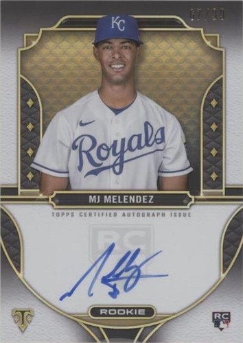 2022 Topps Triple Threads - MJ Melendez #RA-MME