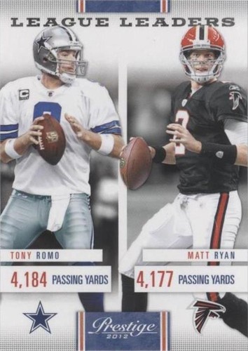 2012 Playoff Prestige Matt Ryan Tony Romo #4