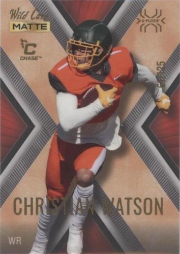 2022 Wild Card MATTE Christian Watson #MXP-9