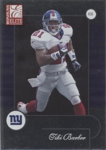 2001 Donruss Elite Tiki Barber #64