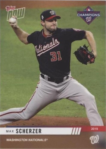 2019 Topps Now - Max Scherzer #WSC-2