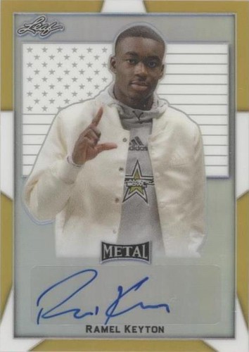 2019 Leaf Metal U.S. Army All-American Bowl Ramel KEYTON #BA-RK1
