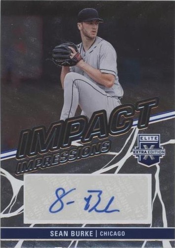 2023 Panini Elite Extra Edition - Sean Burke #II-SBK