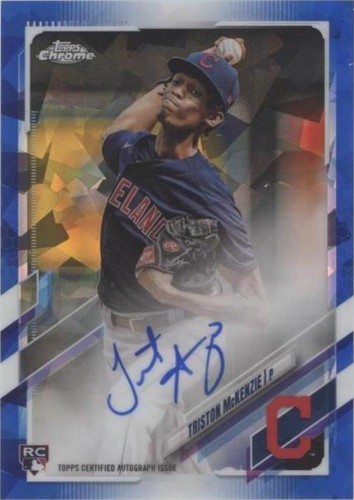 2021 Topps Chrome Sapphire Edition - Triston McKenzie #RA-TM