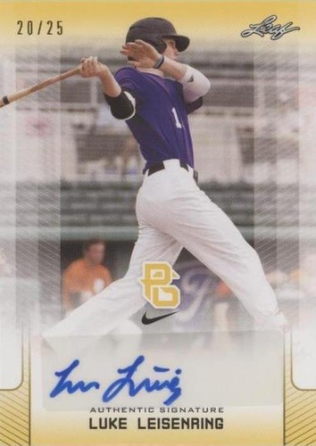 2017 Leaf Perfect Game National Showcase - Luke Leisenring #BA-LL1
