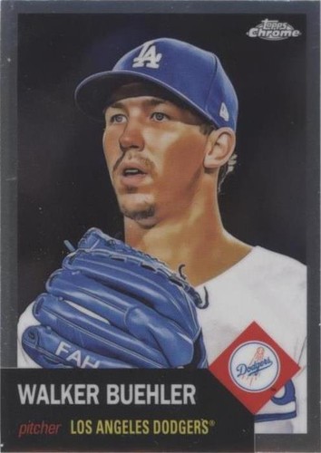 2022 Topps Chrome Ben Baller #123 Walker Buehler Los Angeles