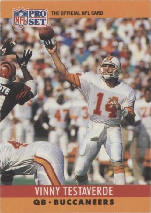 1990 Pro Set FACT Cincinnati Vinny Testaverde #318