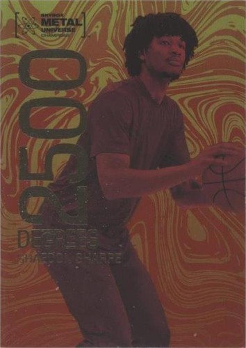 2022 Skybox Metal Universe Champions - Shaedon Sharpe #D-2