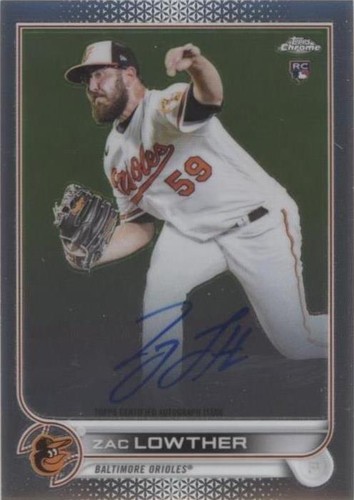 2022 Topps Chrome - Zac Lowther #RA-ZL