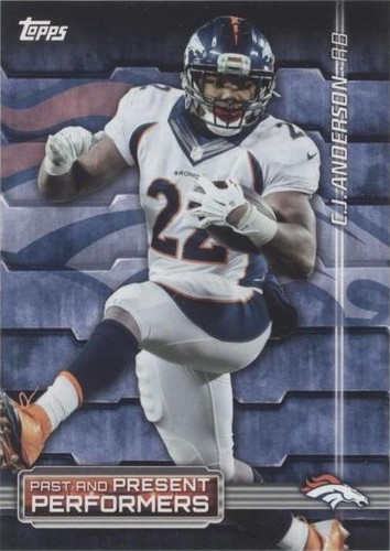 2015 Topps C.J. Anderson Terrell Davis #PPP-AD