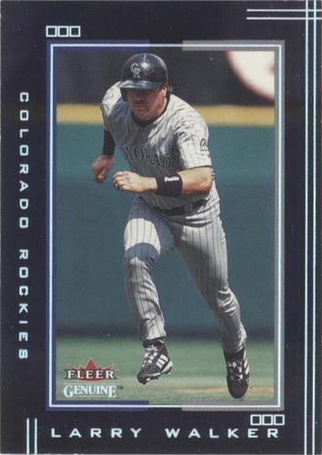2002 Fleer Genuine - Larry Walker #82