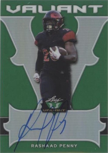 2018 Leaf Valiant Rashaad Penny #BA-RP1