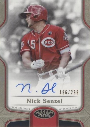 2020 Topps Tier One - Nick Senzel #BOA-NS