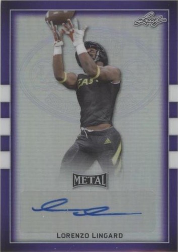 2018 Leaf Metal U.S. Army All-American Bowl Lorenzo Lingard #BA-LL1