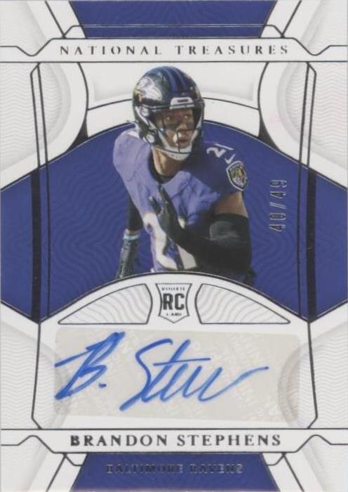 2021 Panini National Treasures Brandon Stephens #135